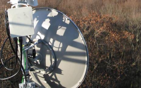 satellite dish outdoors